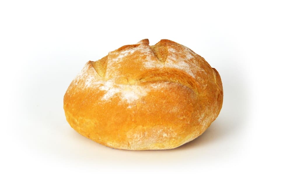 Freshly baked golden brown bread