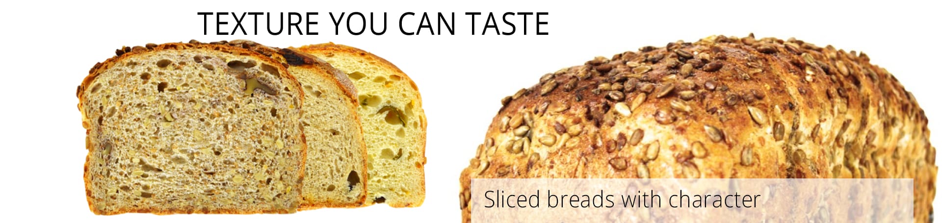 Artisan bread with seeds on top