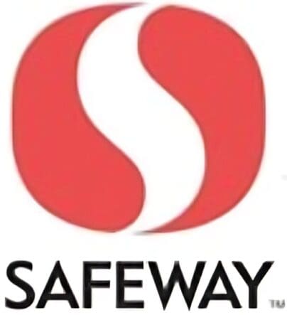 Safeway logo with red emblem