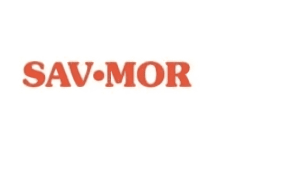 SAV-MOR logo in red text